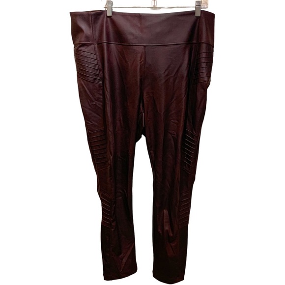 Athleta Delancey Gleam Moto Tight in Size 3X - Picture 2 of 9